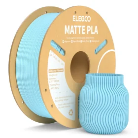 FILAMENTO ELEGOO PLA MATTE-1.75mm-1KG-AZUL HIELO MATTE