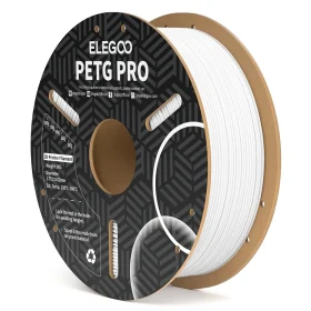 FILAMENTO ELEGOO PETG PRO  -1.75mm-1KG- BLANCO