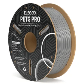 FILAMENTO ELEGOO PETG PRO  -1.75mm-1KG- GRIS