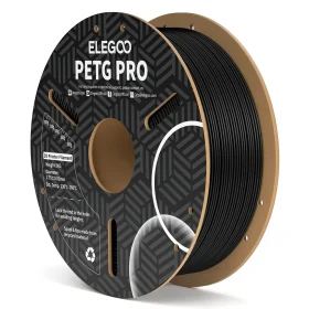 FILAMENTO ELEGOO PETG PRO  -1.75mm-1KG- NEGRO