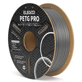 FILAMENTO ELEGOO PETG PRO  -1.75mm-1KG- PLATA