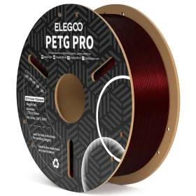 FILAMENTO ELEGOO PETG PRO  -1.75mm-1KG-  ROJO BORGONA