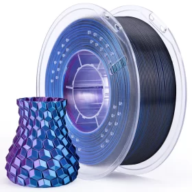 FILAMENTO ELEGOO SILK PLA  -1.75mm-1KG- AZUL VIOLETA NEGRO