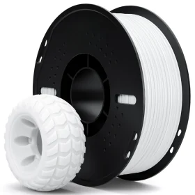 FILAMENTO ELEGOO TPU95A  -1.75mm-1KG- BLANCO - plastic tray