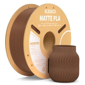 FILAMENTO ELEGOO PLA MATTE 1KG - Marron tierra 1.75mm - Paper Spool