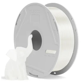 FILAMENTO ELEGOO PLA  -1.75mm-1KG-  TRASLUCIDO  (BOBINA PLASTICA)