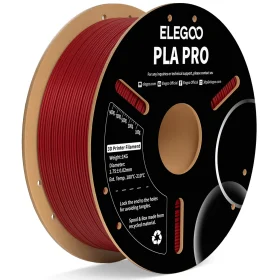 FILAMENTO ELEGOO PLA PRO  -1.75mm-1KG- ROJO Burgundy